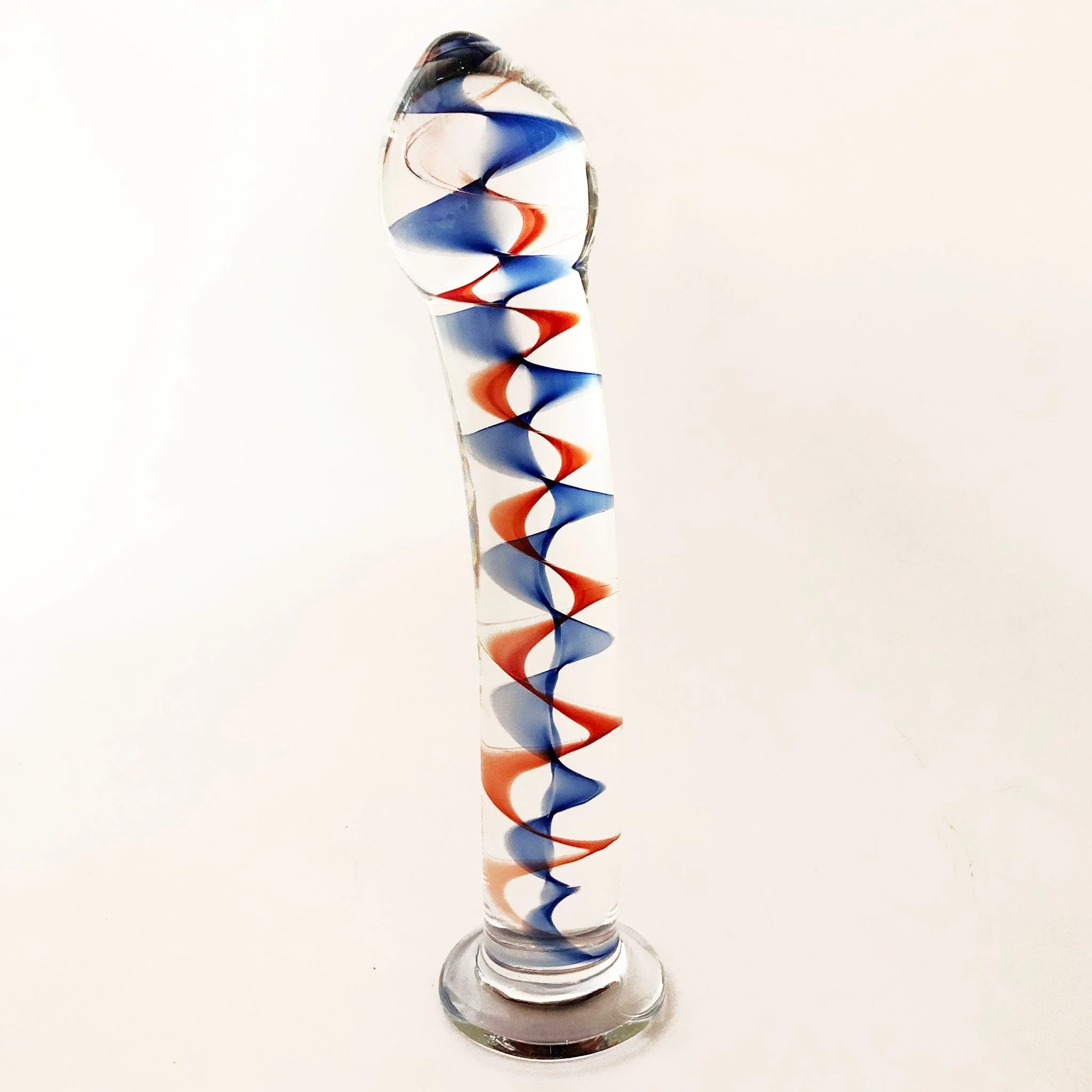Sh! Fire and Ice Glass Dildo - Image 3