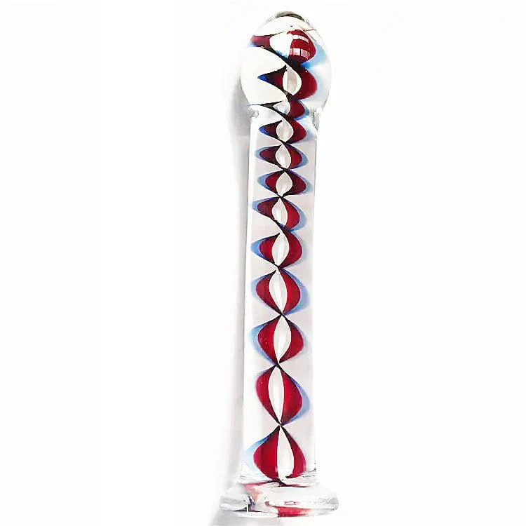Sh! Fire and Ice Glass Dildo - Image 4