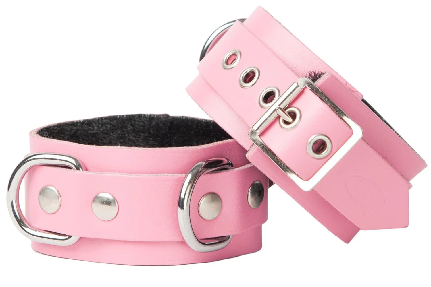 Sh! Leather Bondage Ankle Cuffs - Image 4