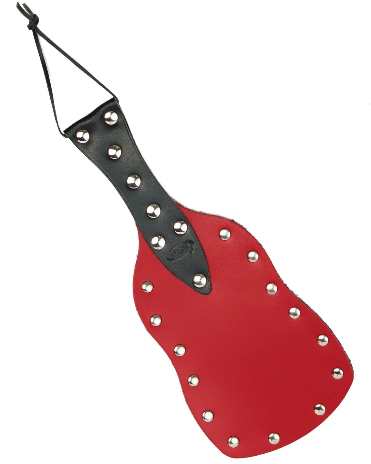 Leather Shaped Spanking Paddle - Image 2