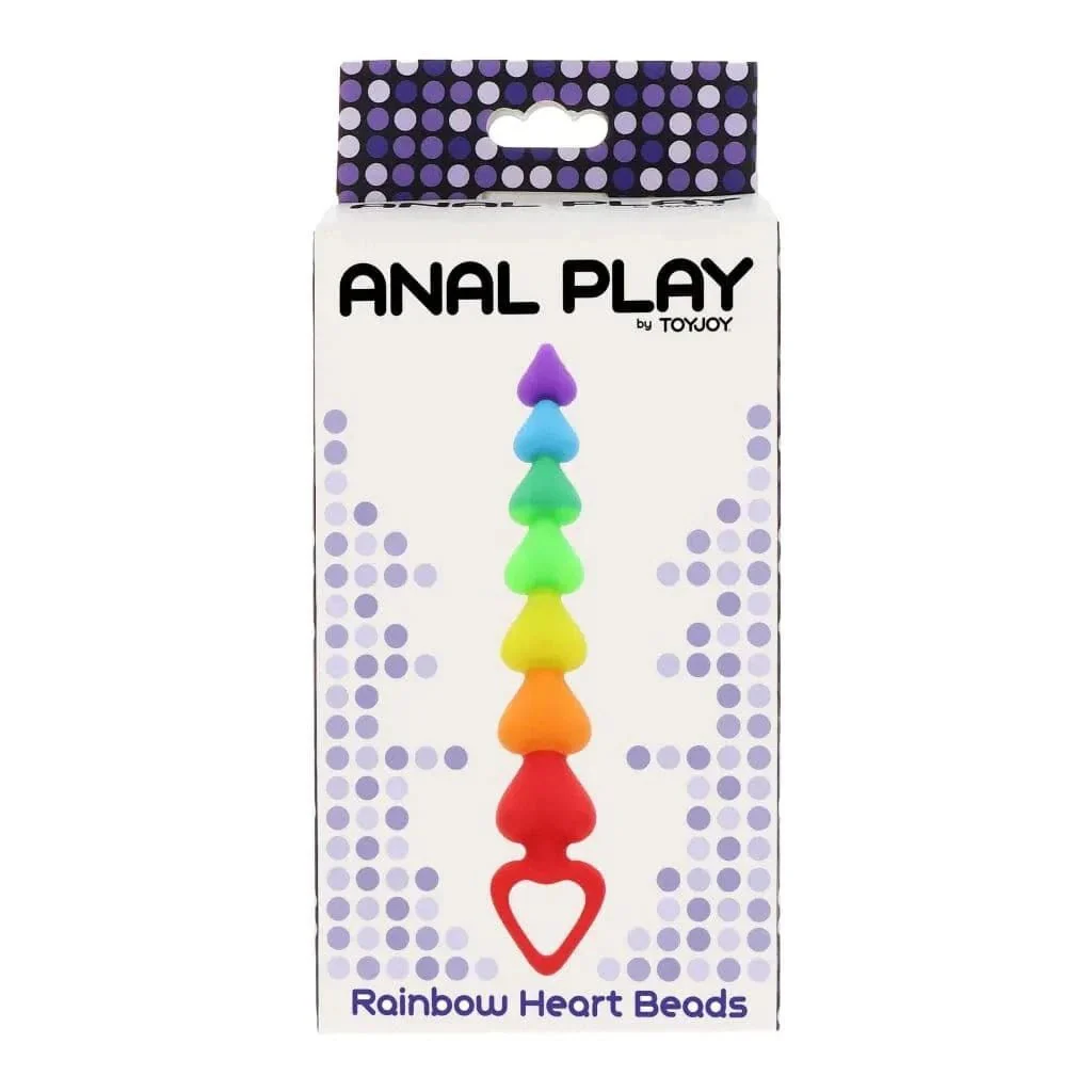 Rainbow Heart Anal Beads - Image 4