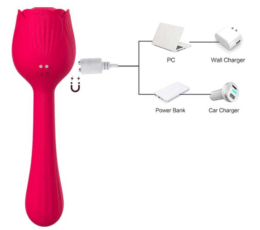 Suction Rose with G-Spot Vibe - Image 3