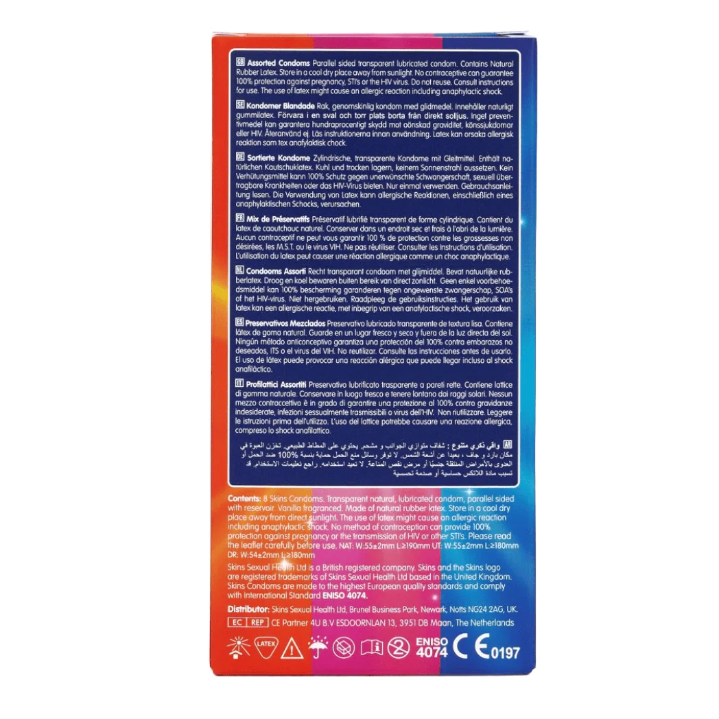 Skins Condoms Assorted 8 Pack - Image 3